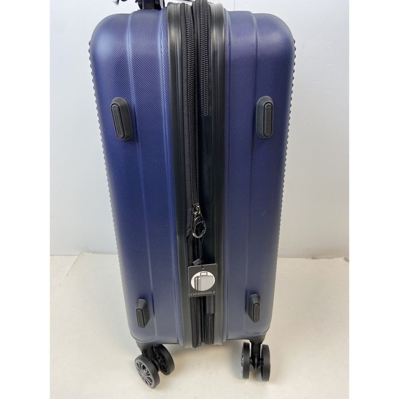 Brookstone 21” Expandable Carry-On Hardside Spinner Suitcase Luggage NWT - Picture 5 of 9
